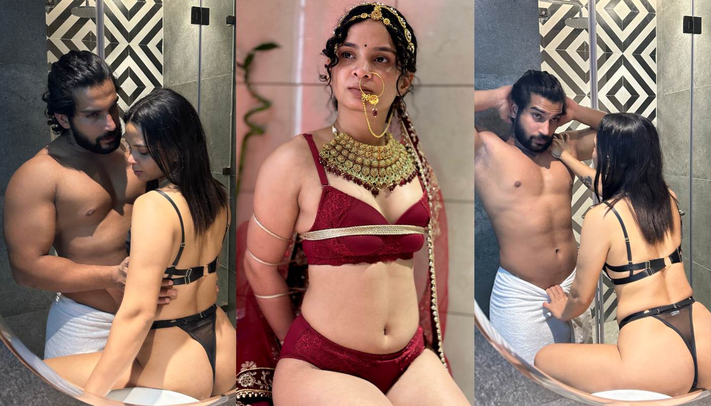 Mansi Negi aka Mello Badass Sexy Tease in Thong Panties App Content